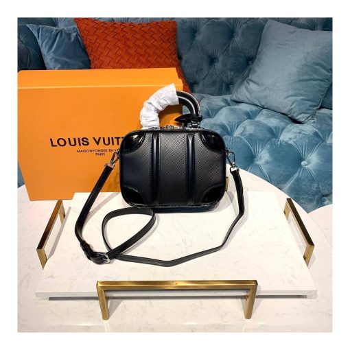 Louis Vuitton Epi Leather Valisette BB M55524 Black - Image 3