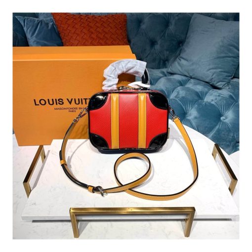 Louis Vuitton Epi Leather Valisette BB M55524 Red - Image 4