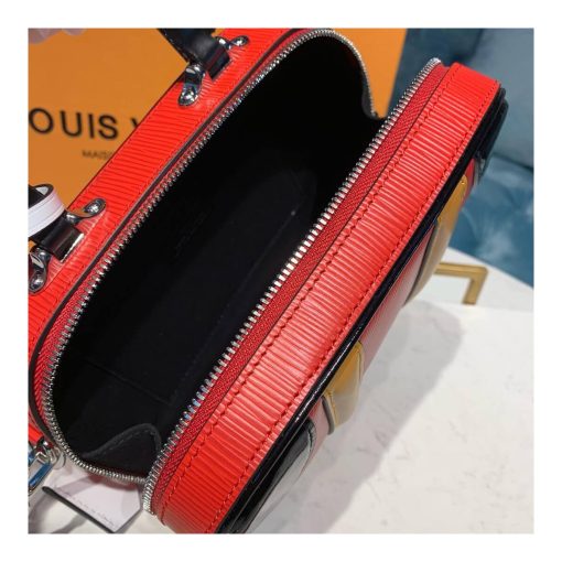 Louis Vuitton Epi Leather Valisette BB M55524 Red - Image 8