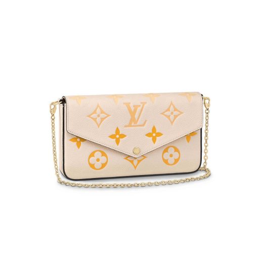 Louis Vuitton Félicie Pochette M80498 Cream