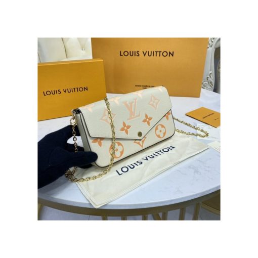 Louis Vuitton Félicie Pochette M80498 Cream - Image 5