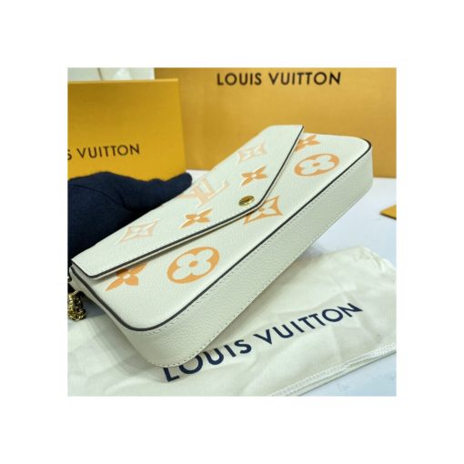 Louis Vuitton Félicie Pochette M80498 Cream - Image 7