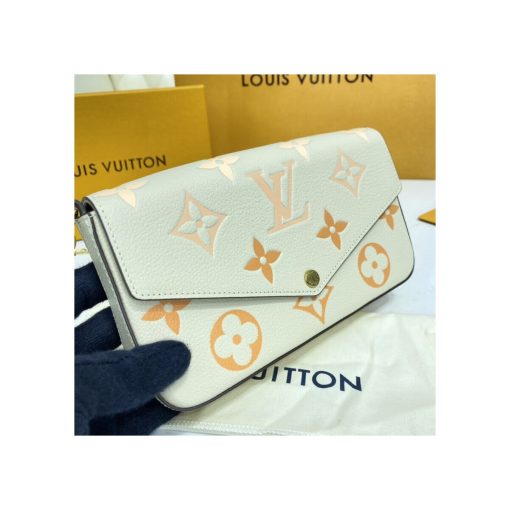 Louis Vuitton Félicie Pochette M80498 Cream - Image 8