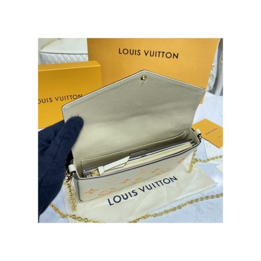 Louis Vuitton Félicie Pochette M80498 Cream - Image 11