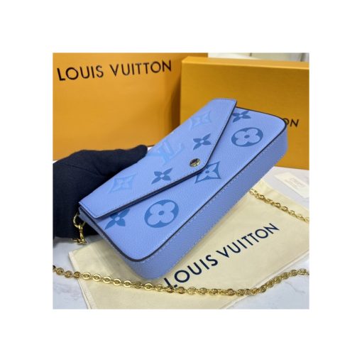 Louis Vuitton Felicie Pochette M80489 Blue - Image 3