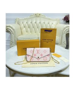 Louis Vuitton Felicie Pochette M80489 Light Pink