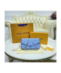 Louis Vuitton Felicie Pochette M80489 Blue