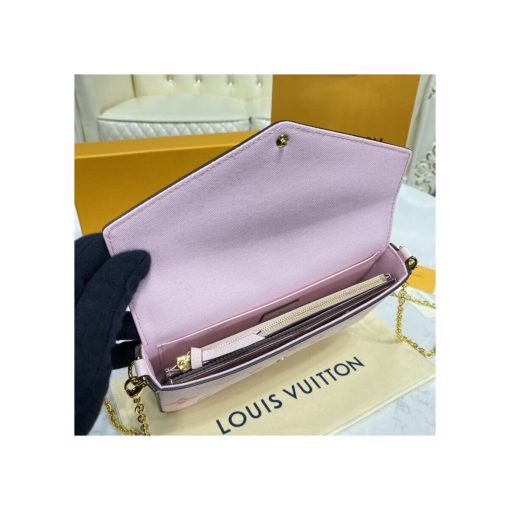 Louis Vuitton Felicie Pochette M80489 Light Pink - Image 7