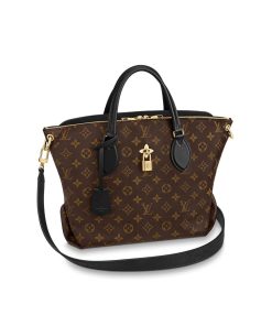 Louis Vuitton Flower Zipped Tote MM M44347 M44348 M44360 Black