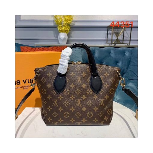 Louis Vuitton Flower Zipped Tote PM M44350 M44351 M44359 Black - Image 3