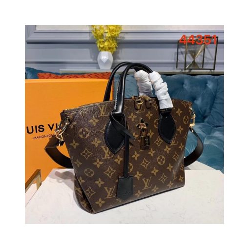 Louis Vuitton Flower Zipped Tote PM M44350 M44351 M44359 Black - Image 5