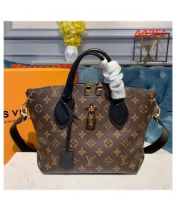 Louis Vuitton Flower Zipped Tote PM M44350 M44351 M44359 Black