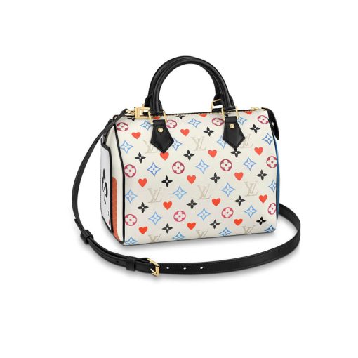 Louis Vuitton Game On Speedy Bandoulière 25 M57466 White