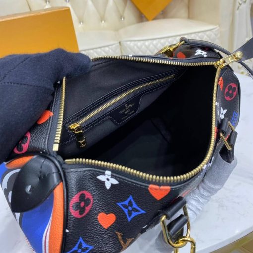 Louis Vuitton Game On Speedy Bandoulière 25 M57466 Black - Image 8