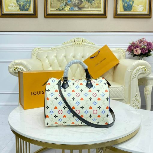 Louis Vuitton Game On Speedy Bandoulière 30 M57465 White - Image 3