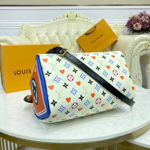 Louis Vuitton Game On Speedy Bandoulière 30 M57465 White - Image 4