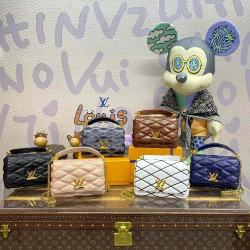 Louis Vuitton GO-14 MM Bag M22890 White/Black - Image 16
