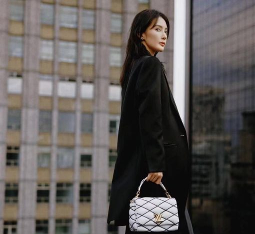 Louis Vuitton GO-14 MM Bag M22890 White/Black - Image 6