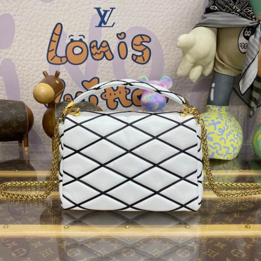 Louis Vuitton GO-14 MM Bag M22890 White/Black - Image 8
