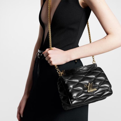 Louis Vuitton GO-14 MM Bag M22891 Black - Image 2