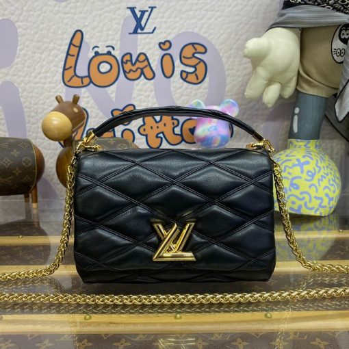 Louis Vuitton GO-14 MM Bag M22891 Black - Image 7
