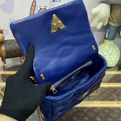 Louis Vuitton GO-14 MM Bag M23682 Navy Blue - Image 13