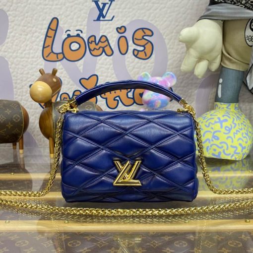 Louis Vuitton GO-14 MM Bag M23682 Navy Blue - Image 5