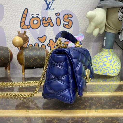 Louis Vuitton GO-14 MM Bag M23682 Navy Blue - Image 7