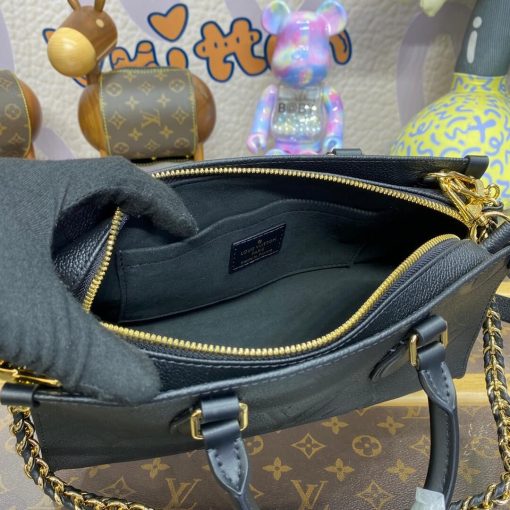 Louis Vuitton Grained Cowhide Leather OnTheGo East West Bag M23698 M23640 Black - Image 10