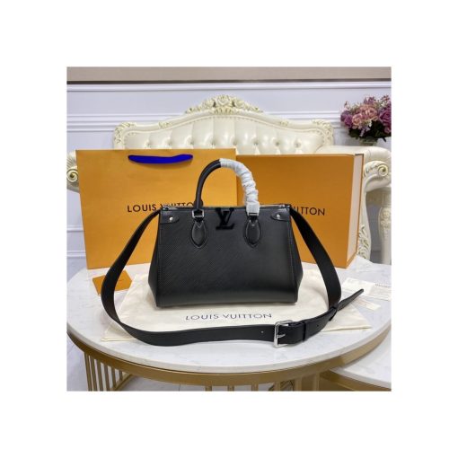 Louis Vuitton Grenelle Tote PM M57680 M57681 Black - Image 2