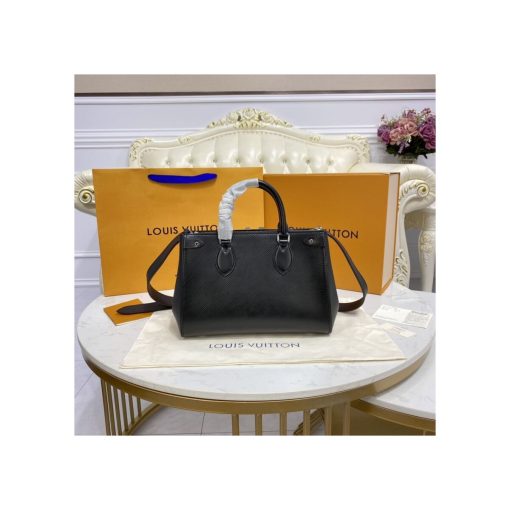 Louis Vuitton Grenelle Tote PM M57680 M57681 Black - Image 4