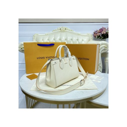 Louis Vuitton Grenelle Tote PM M57680 M57681 Beige - Image 3