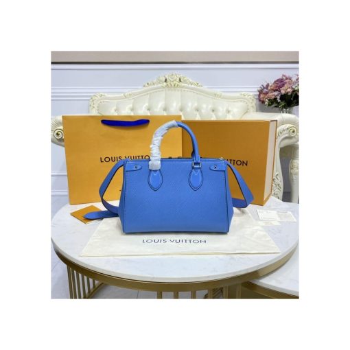 Louis Vuitton Grenelle Tote PM M57680 M57681 Blue - Image 3