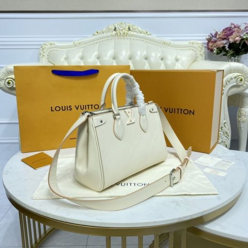 Louis Vuitton Grenelle Tote PM M57680 M57681 Beige - Image 3