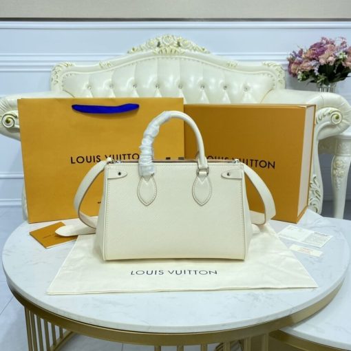 Louis Vuitton Grenelle Tote PM M57680 M57681 Beige - Image 4