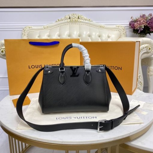 Louis Vuitton Grenelle Tote PM M57680 M57681 Black - Image 2