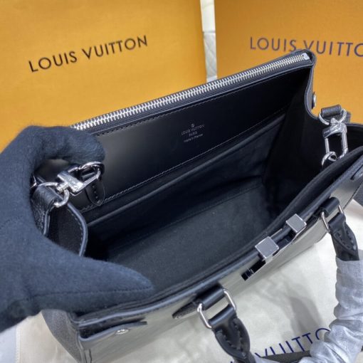Louis Vuitton Grenelle Tote PM M57680 M57681 Black - Image 8