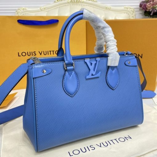 Louis Vuitton Grenelle Tote PM M57680 M57681 Blue - Image 5
