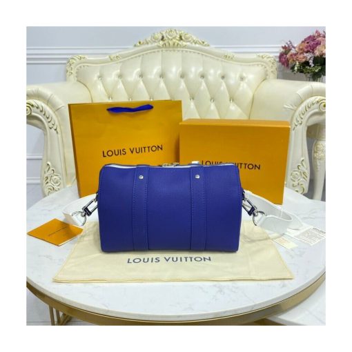 Louis Vuitton Keepall XS M80842 Blue - Image 7
