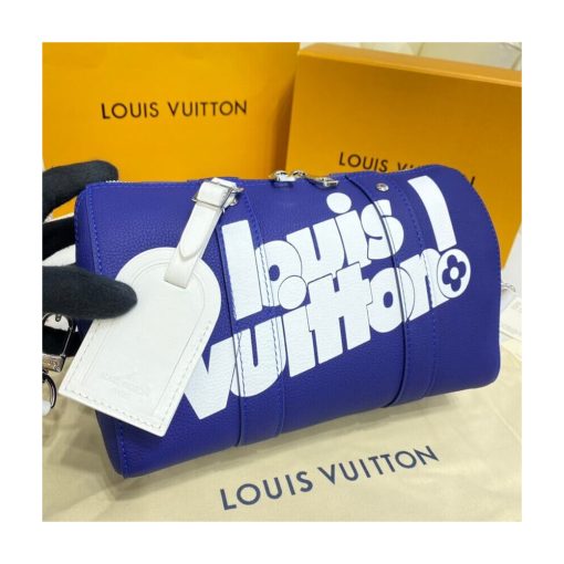Louis Vuitton Keepall XS M80842 Blue - Image 9