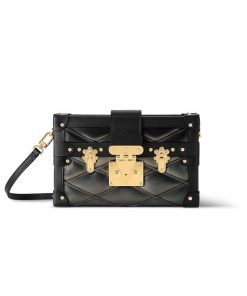 Louis Vuitton Lambskin Petite Malle M23518