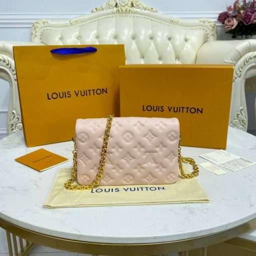 Louis Vuitton Limited Edition Pochette Coussin M80834 Dragee Pink - Image 7