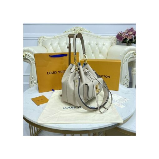 Louis Vuitton Lockme Bucket M57687 M57688 M57689 Grey - Image 5