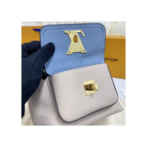 Louis Vuitton Lockme Bucket M57687 M57688 M57689 Grey - Image 11