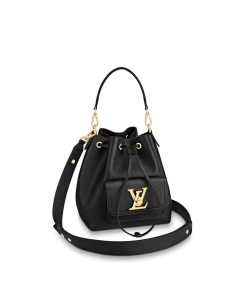 Louis Vuitton Lockme Bucket M57687 M57688 M57689 Black