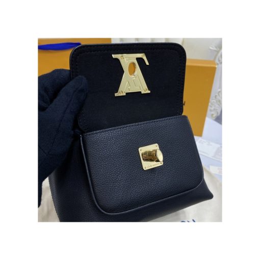 Louis Vuitton Lockme Bucket M57687 M57688 M57689 Black - Image 11