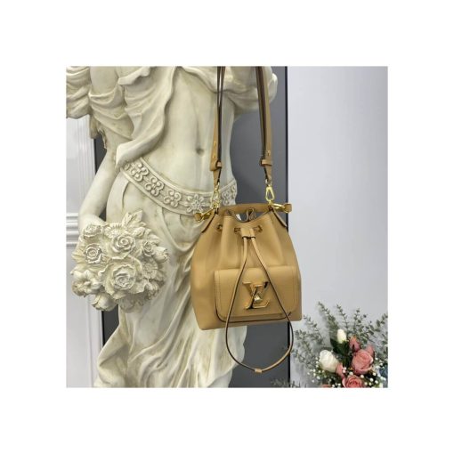 Louis Vuitton Lockme Bucket M57687 M57688 M57689 Apricot