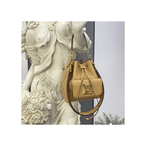 Louis Vuitton Lockme Bucket M57687 M57688 M57689 Apricot - Image 2