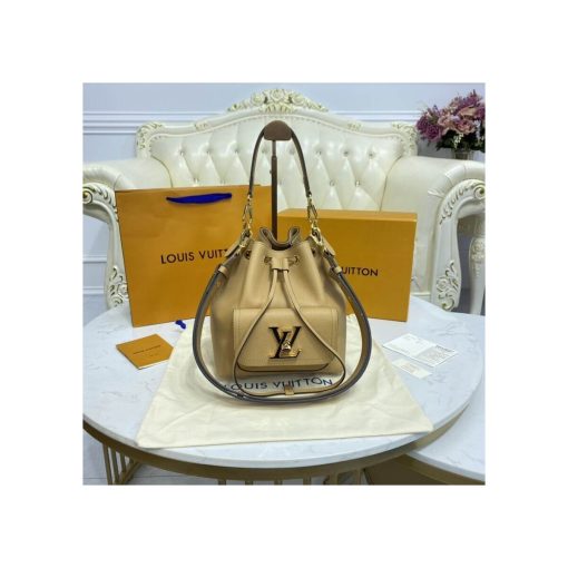 Louis Vuitton Lockme Bucket M57687 M57688 M57689 Apricot - Image 3
