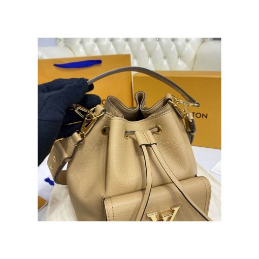 Louis Vuitton Lockme Bucket M57687 M57688 M57689 Apricot - Image 7